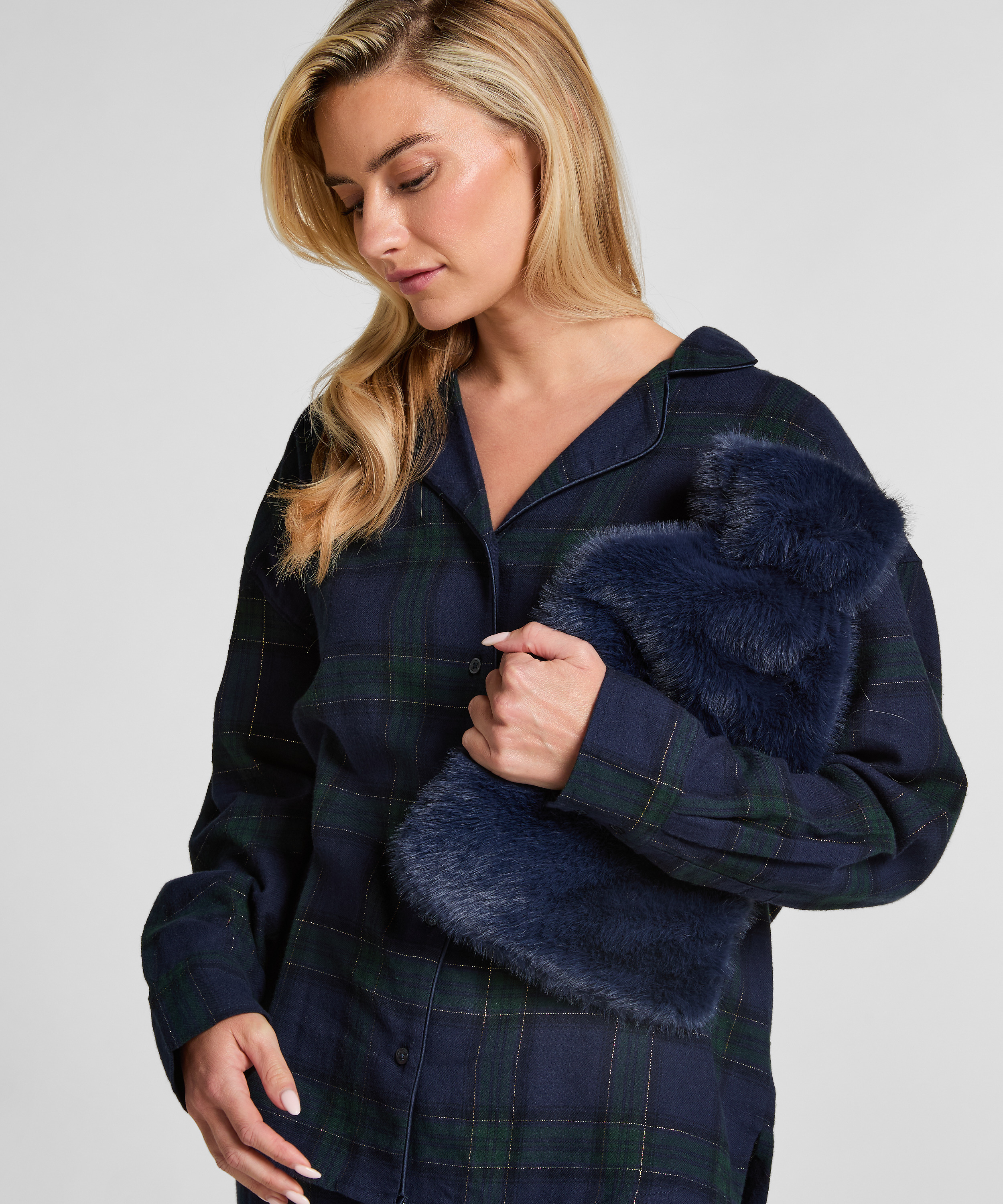 Hot Water Bottle, Blue, main