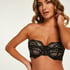 Daisy Padded Strapless Underwired Bra, Black