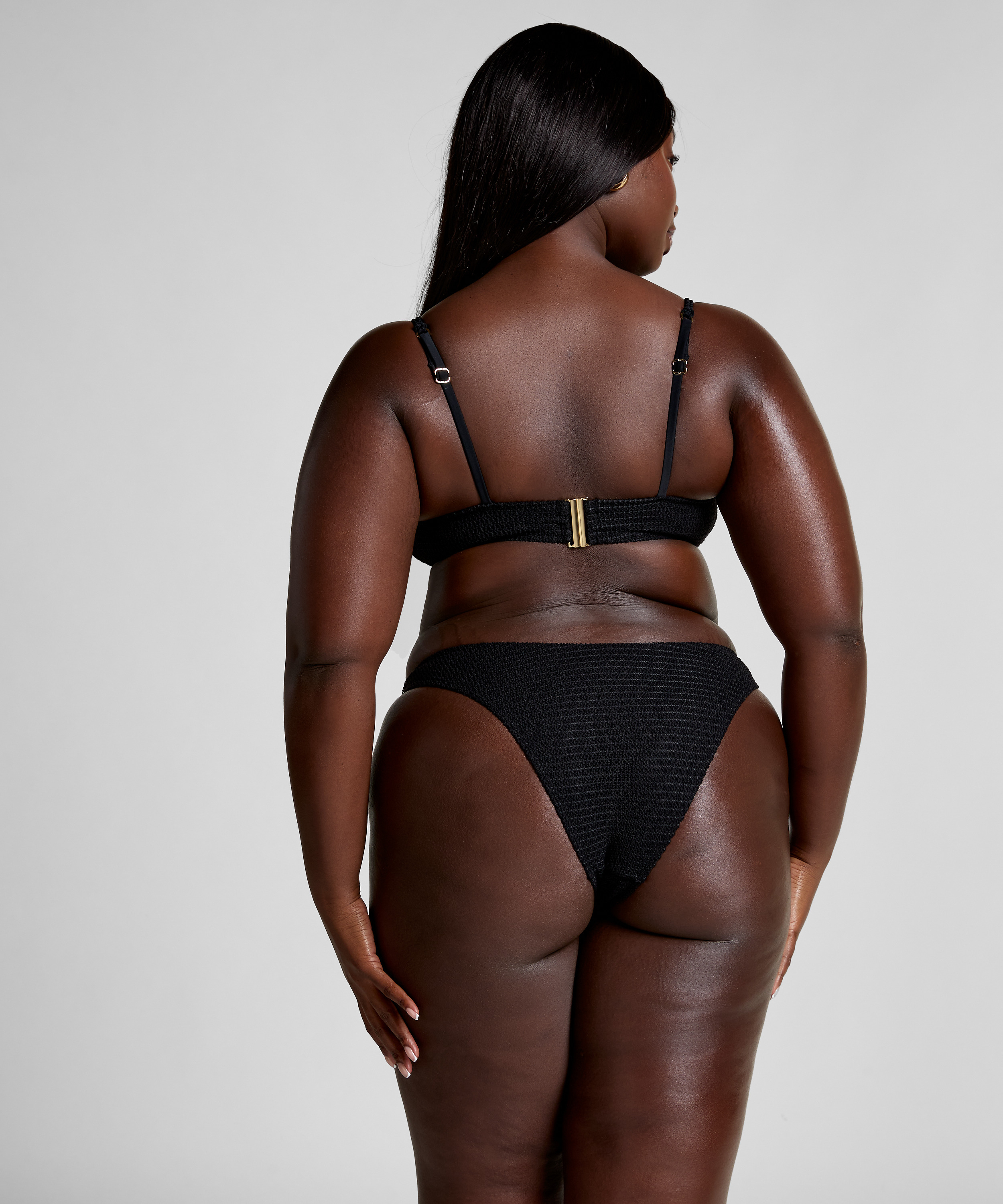 Cairo Bikini Top, Black, main