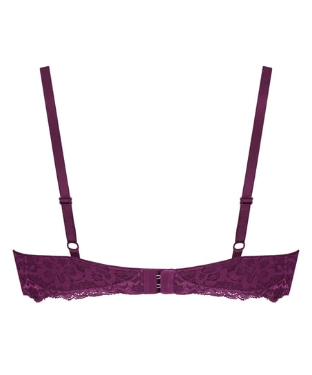 Marine Non-Padded Underwired Bra, Purple