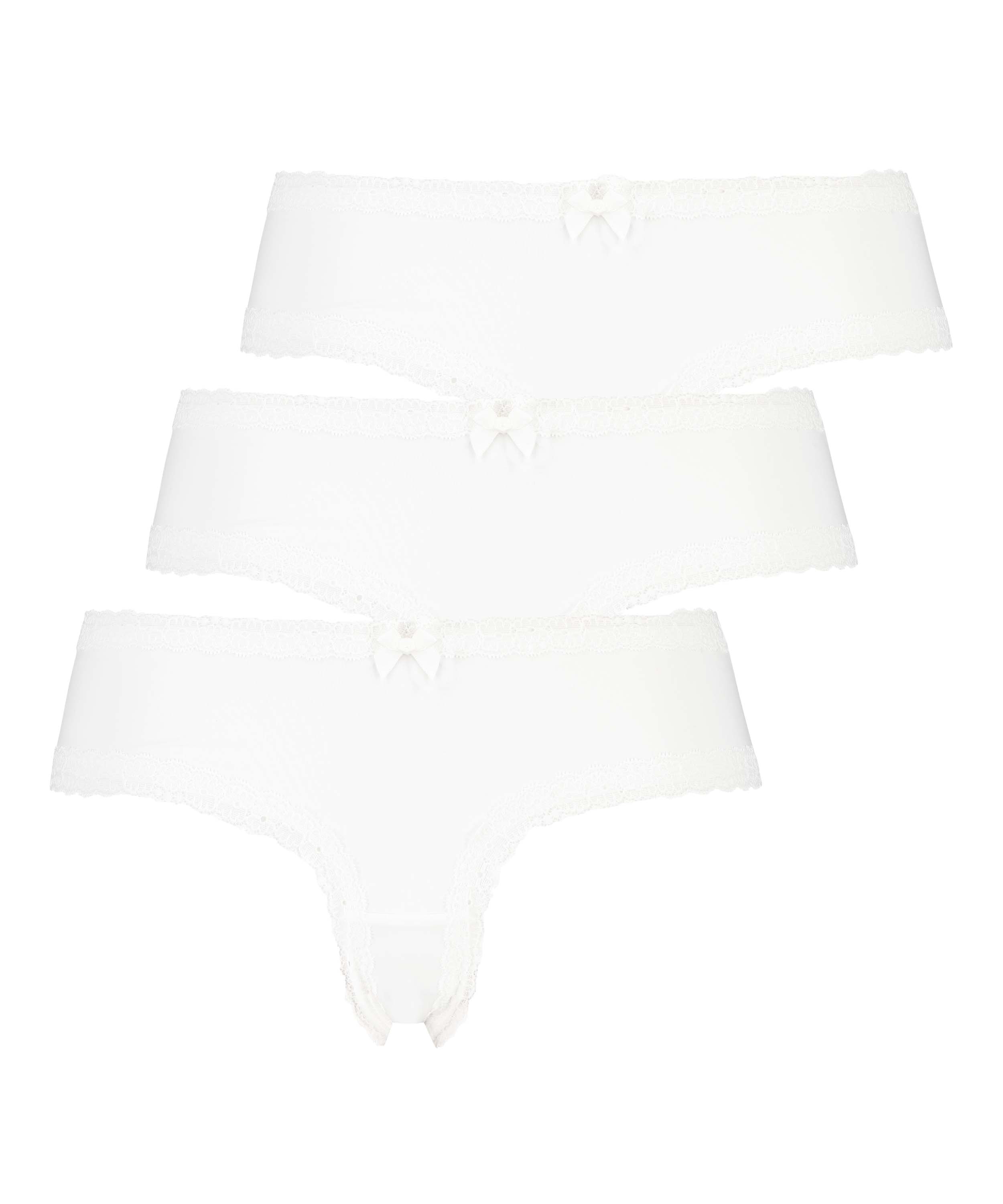 3-Pack London Brazilian, White, main