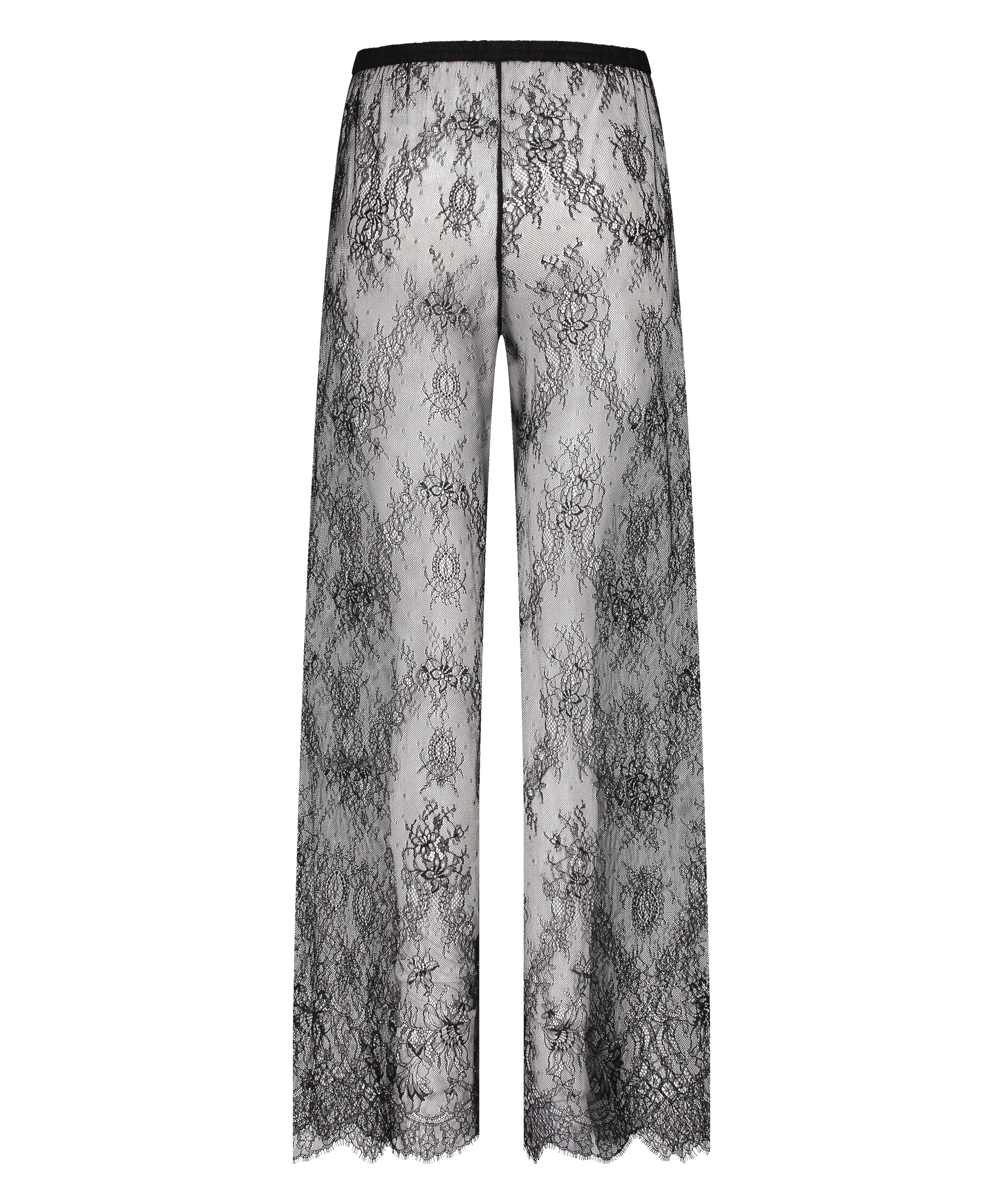 Camille Lace Pants, Black, main