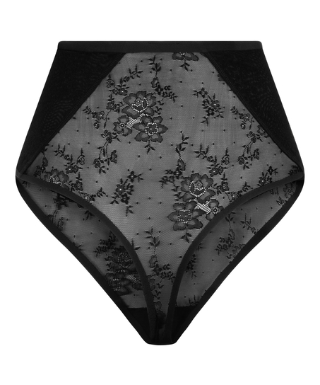 Shaping Lace String, Black