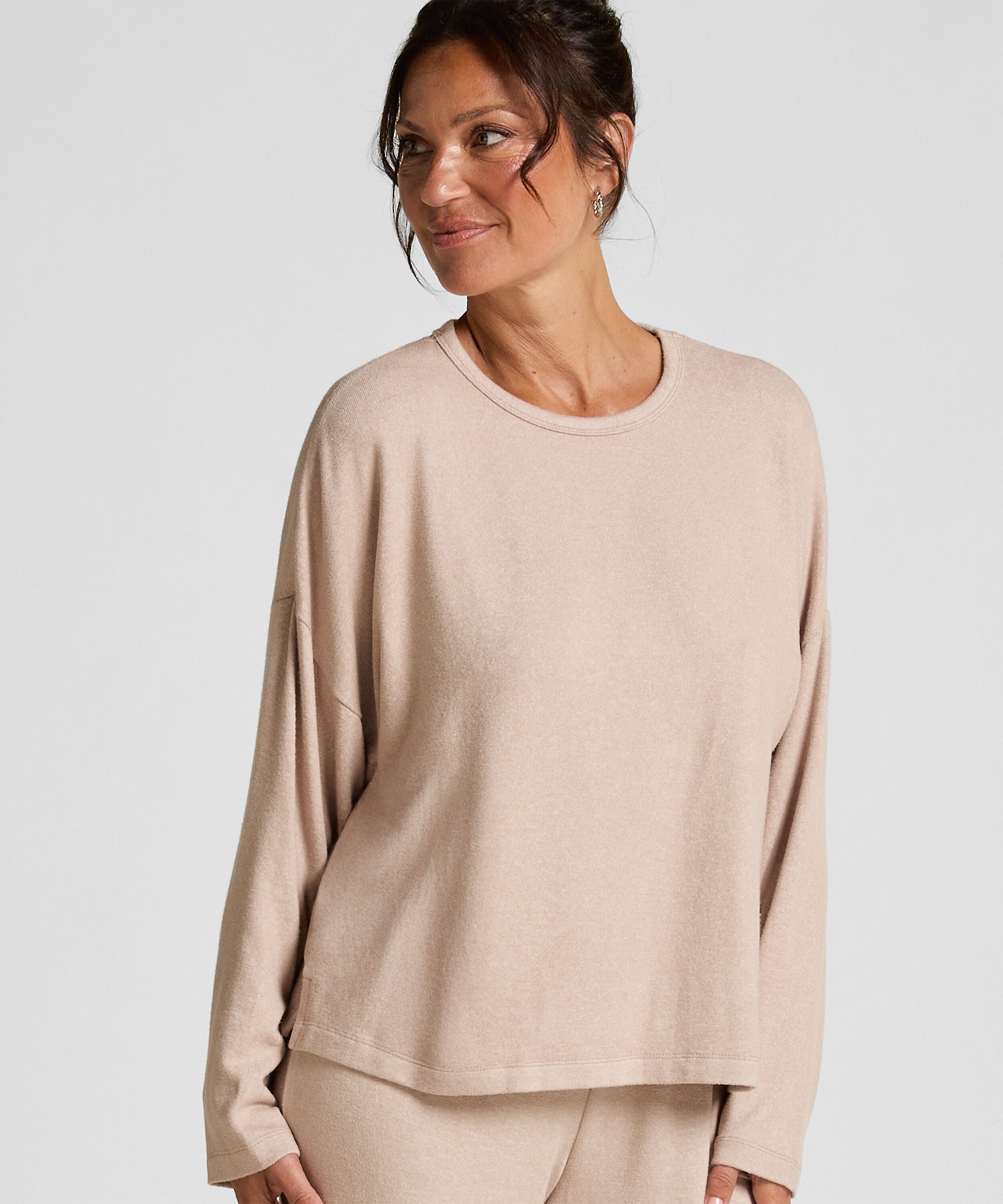Jersey Long-Sleeved Pyjama Top