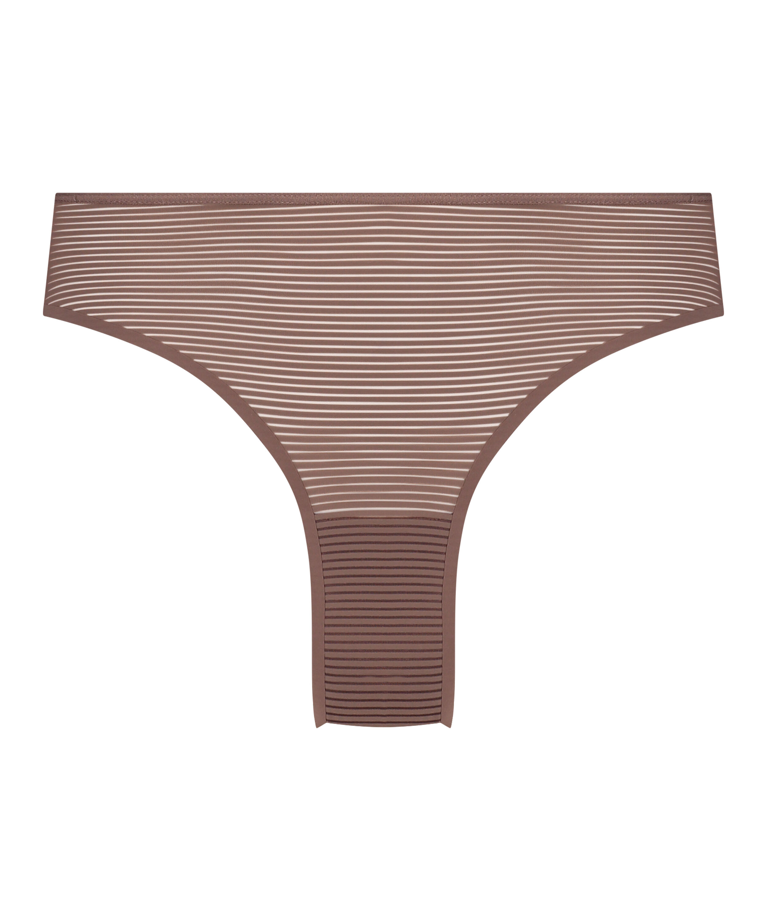 Invisible Brazilian Stripe mesh, Brown
