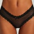 V-shape Mesh Brazilian, Black