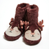Kids Reindeer Slippers, Purple