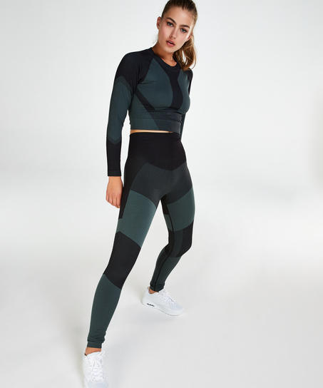 HKMX The Motion Crop Top, Green