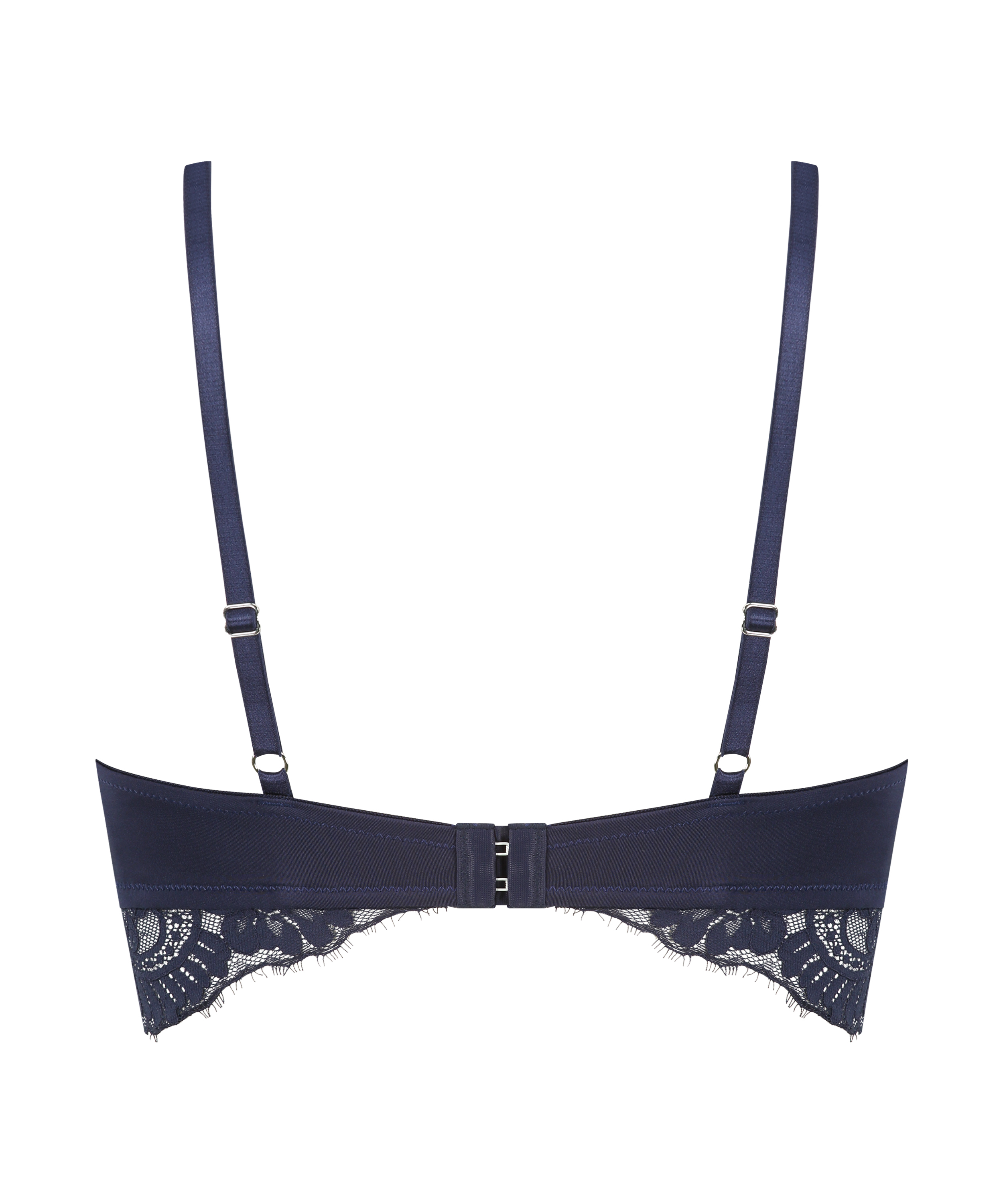 Blossom Non-Padded Underwired Longline Bra, Blue, main