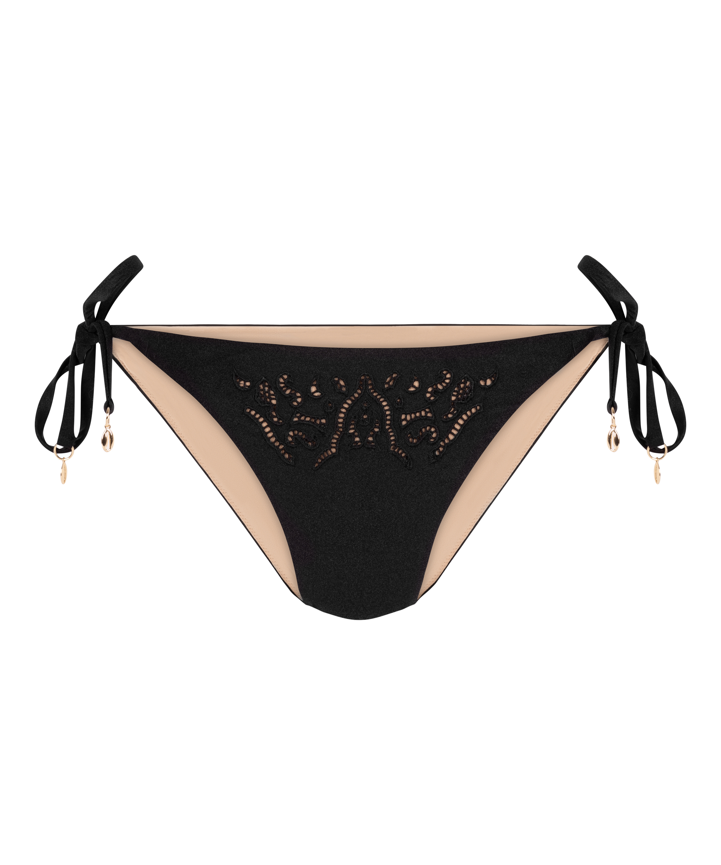 Boho Cheeky Bikinibottom, Black, main