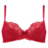 Padded underwired bra Roxy, Red