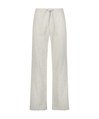 Pointelle Pyjama Pants, Beige