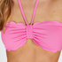 Scallop Bandeau Bikini Top, Pink