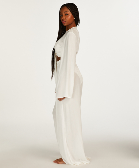 Knot Long Sleeve Top, White