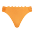 Scallop Lurex Rio Bikini Bottoms, Orange