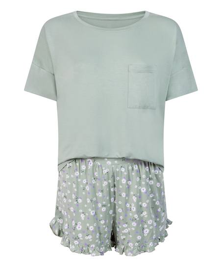 Short Pyjama Set, Green