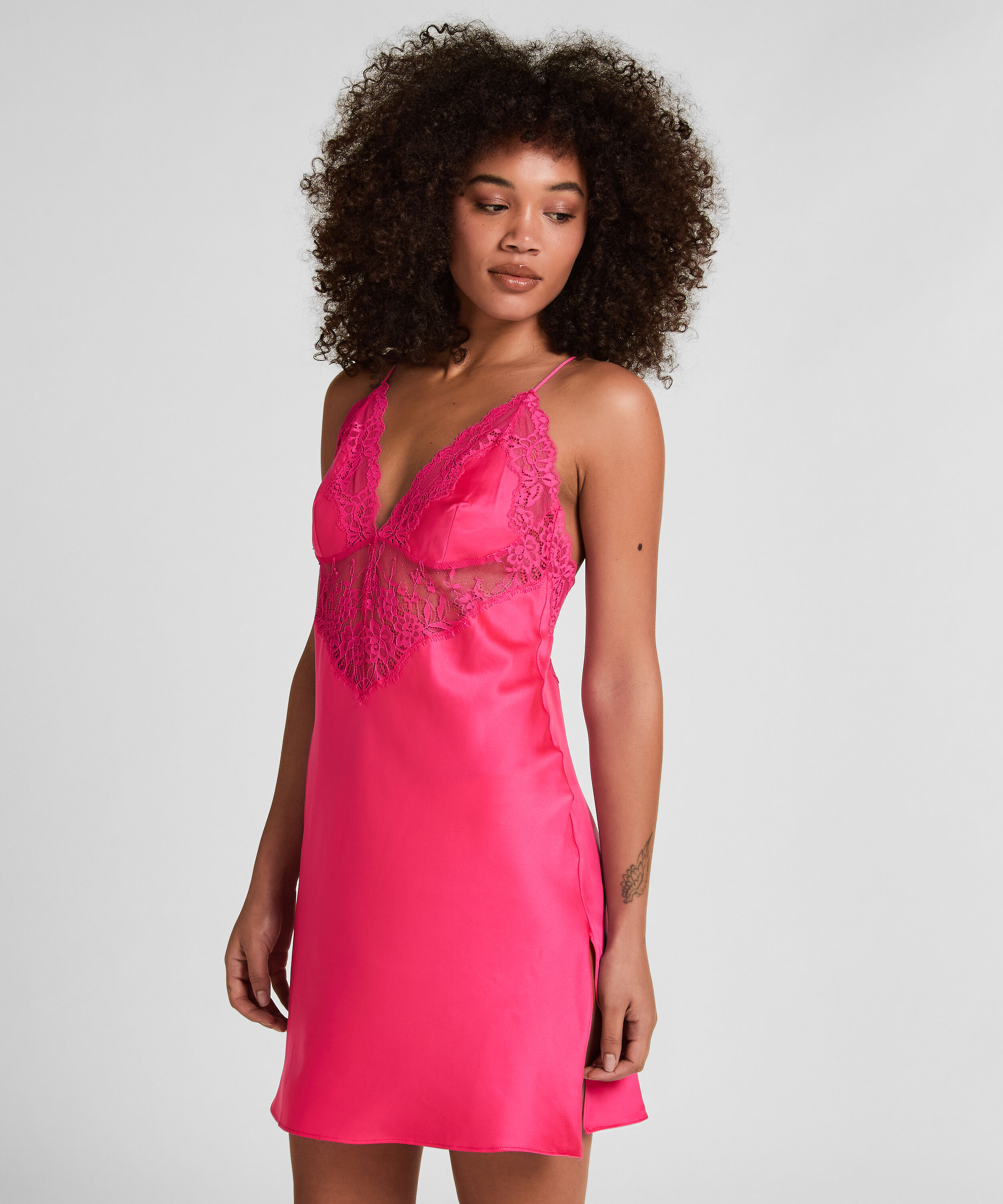 Slipdress Gabrielle, Pink Slipdress Gabrielle, Pink