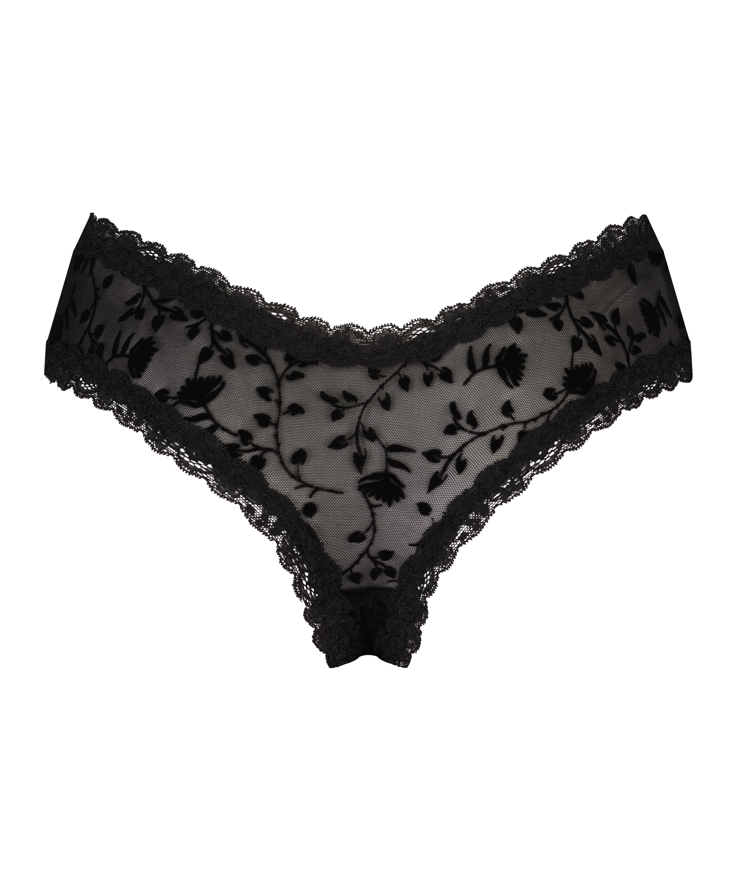 V-shape Mesh Brazilian, Black, main