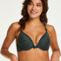 Maya Padded Underwired Push-Up Bra, Green