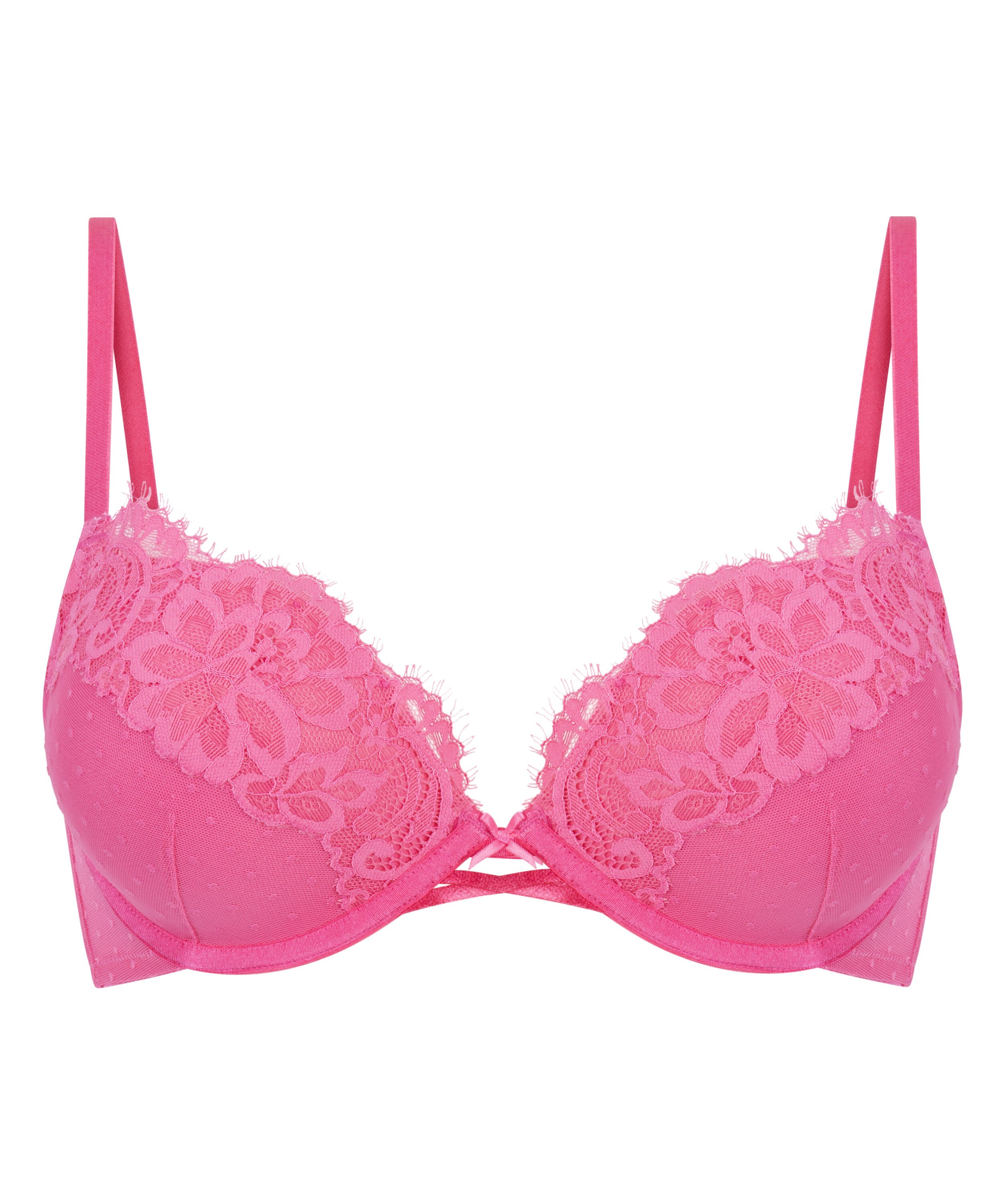 Harmony Padded Underwired Maximizer Bra, Pink