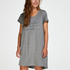 Round Neck Nightshirt, Grey