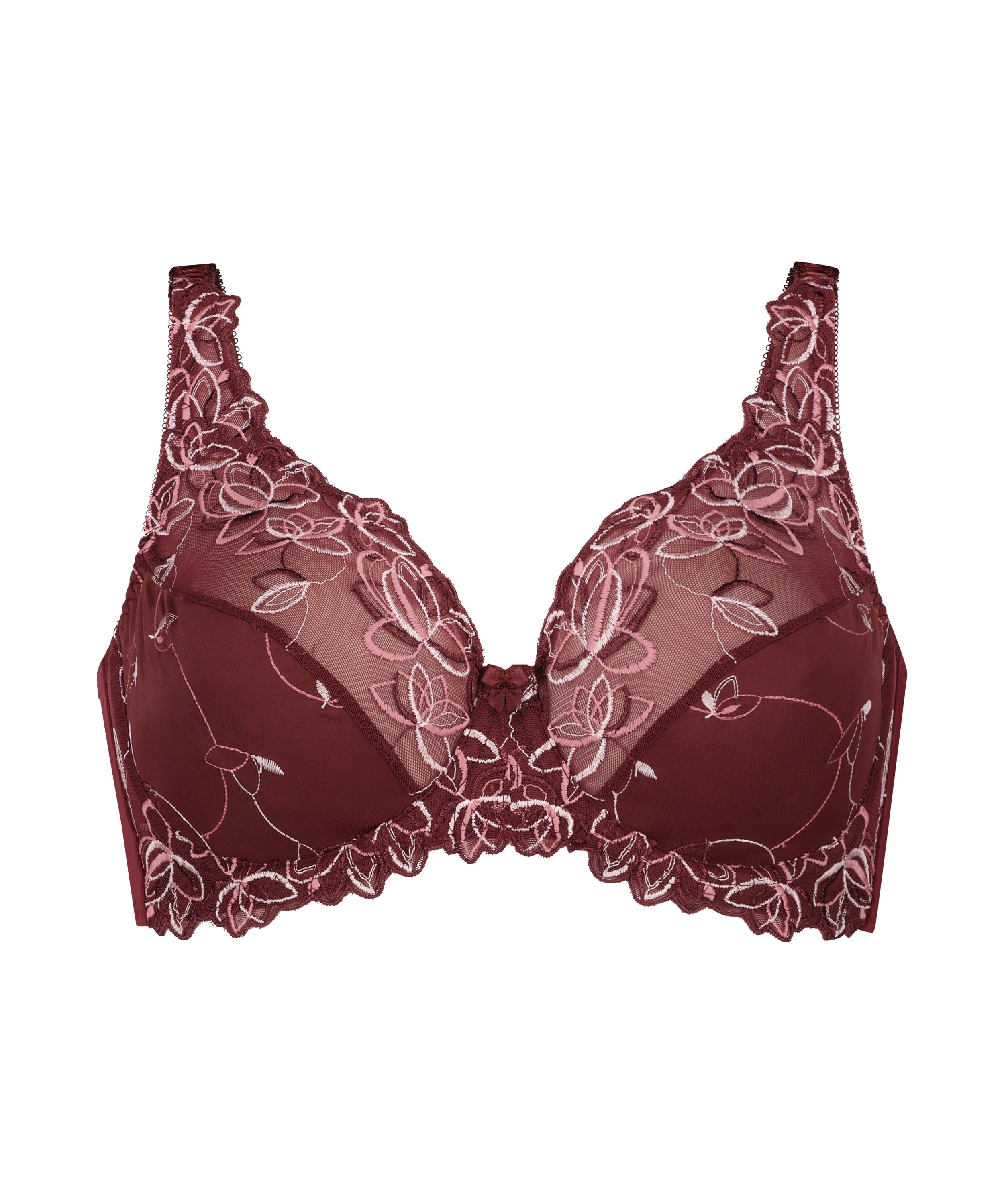 Diva Non-Padded Underwired Bra, Red, main