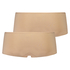 2 Cotton Boxers Kim, Beige