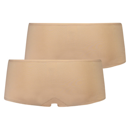 2 Cotton Boxers Kim, Beige