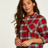 Boyfriend Check Nightshirt, Red