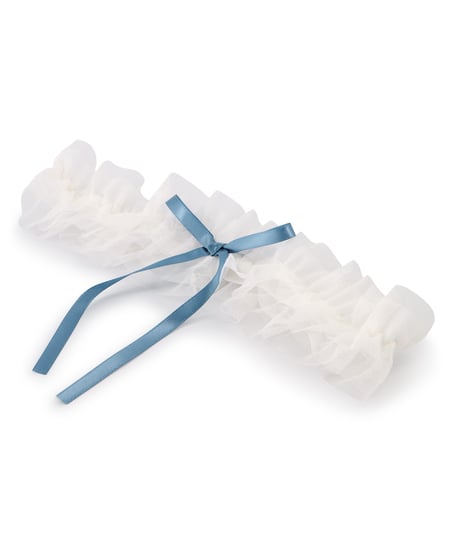 Garter Bridal, White