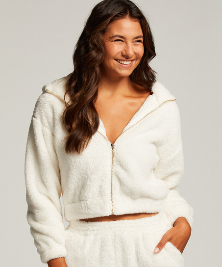 Fleece Jacket, White