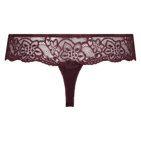 Rosie Thong Shorts, Red