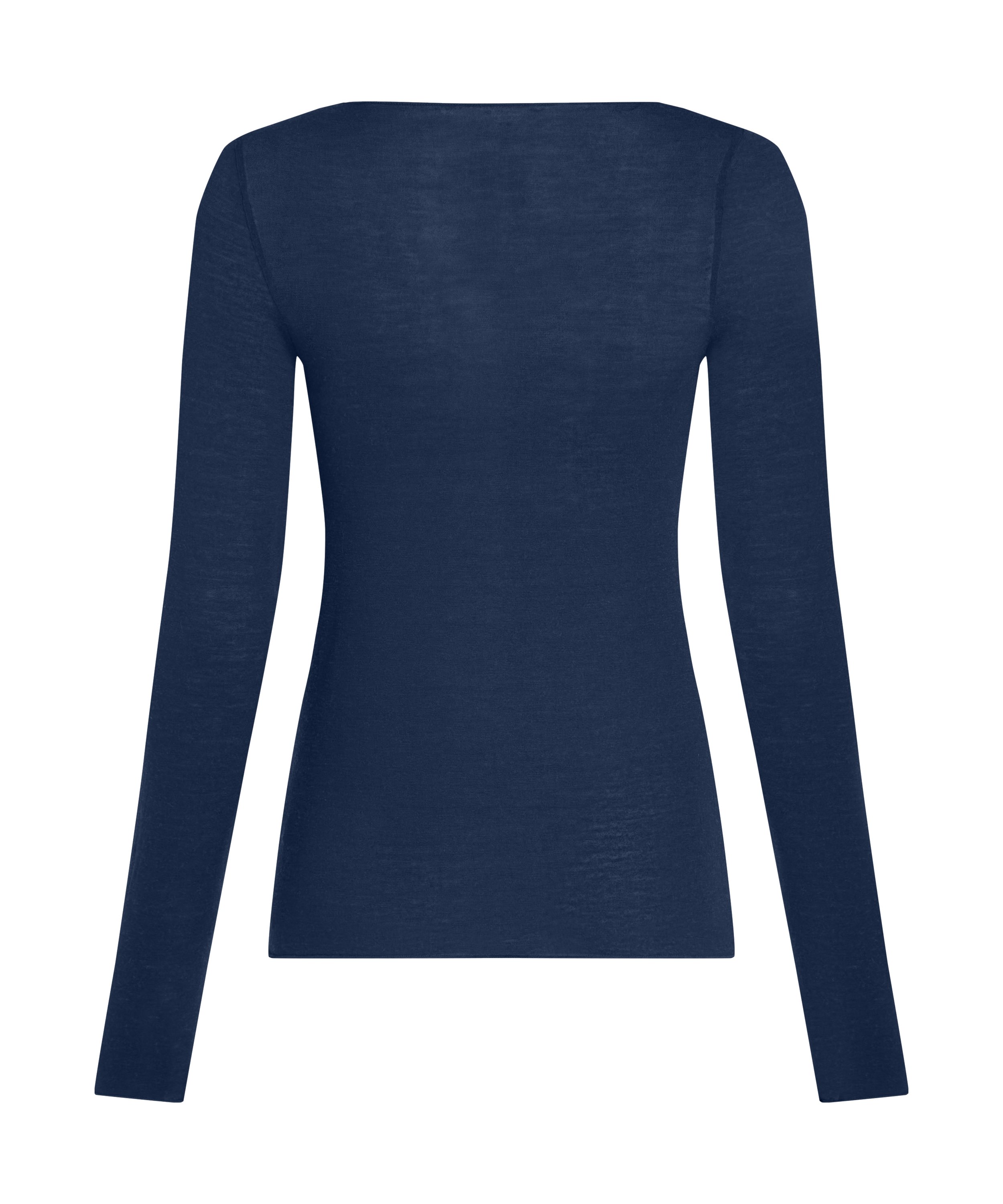 super soft Boatneck shirt with Cashmere, Blue, main