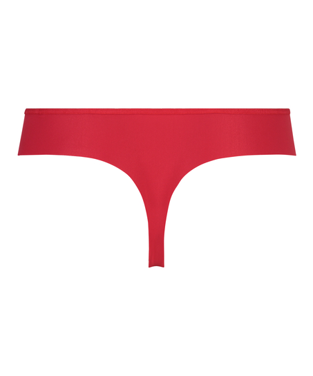 Invisible thong Stripe mesh, Red