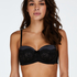 Donatella padded strapless underwired bra, Black