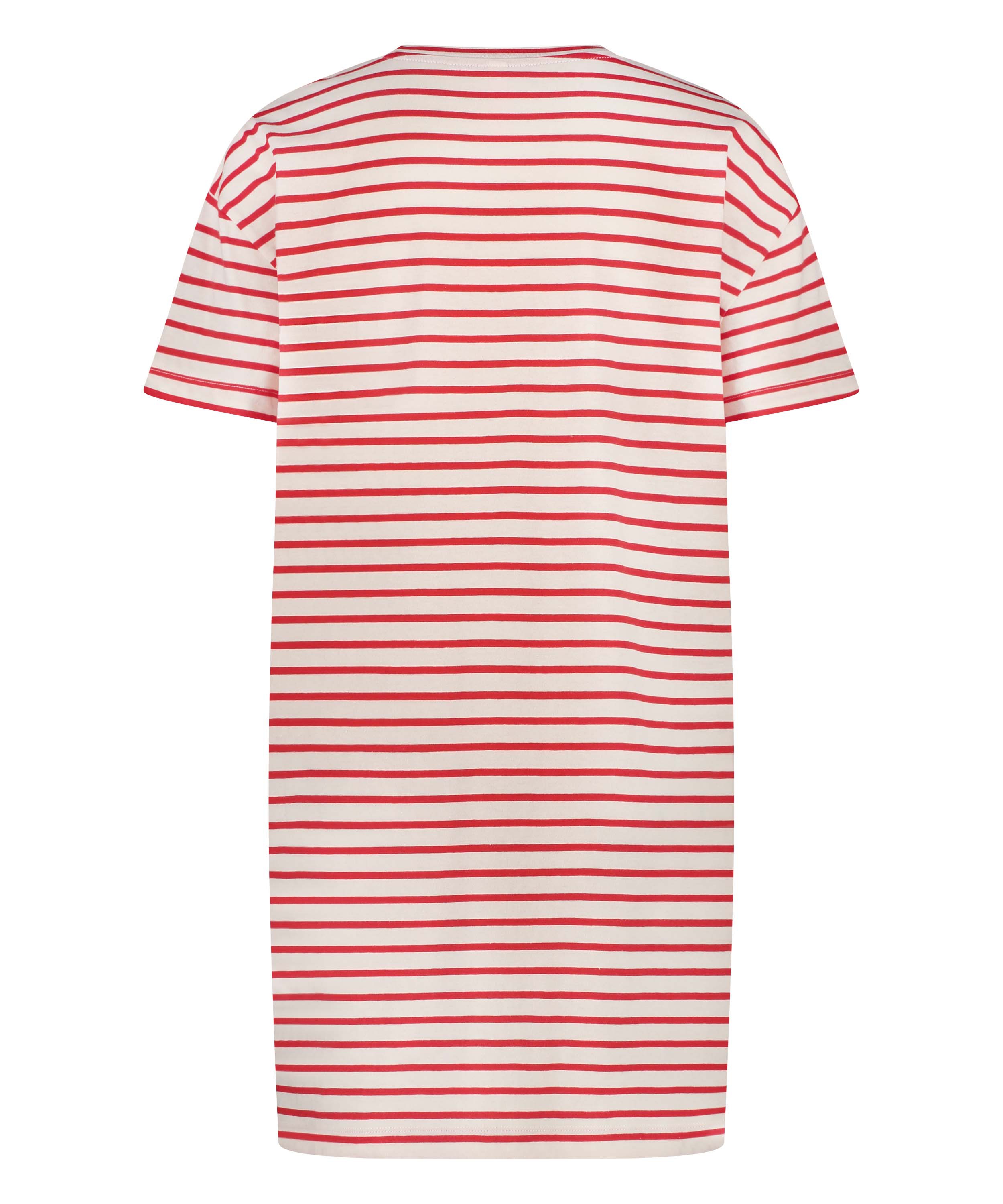 Round Neck Nightshirt, Red, main