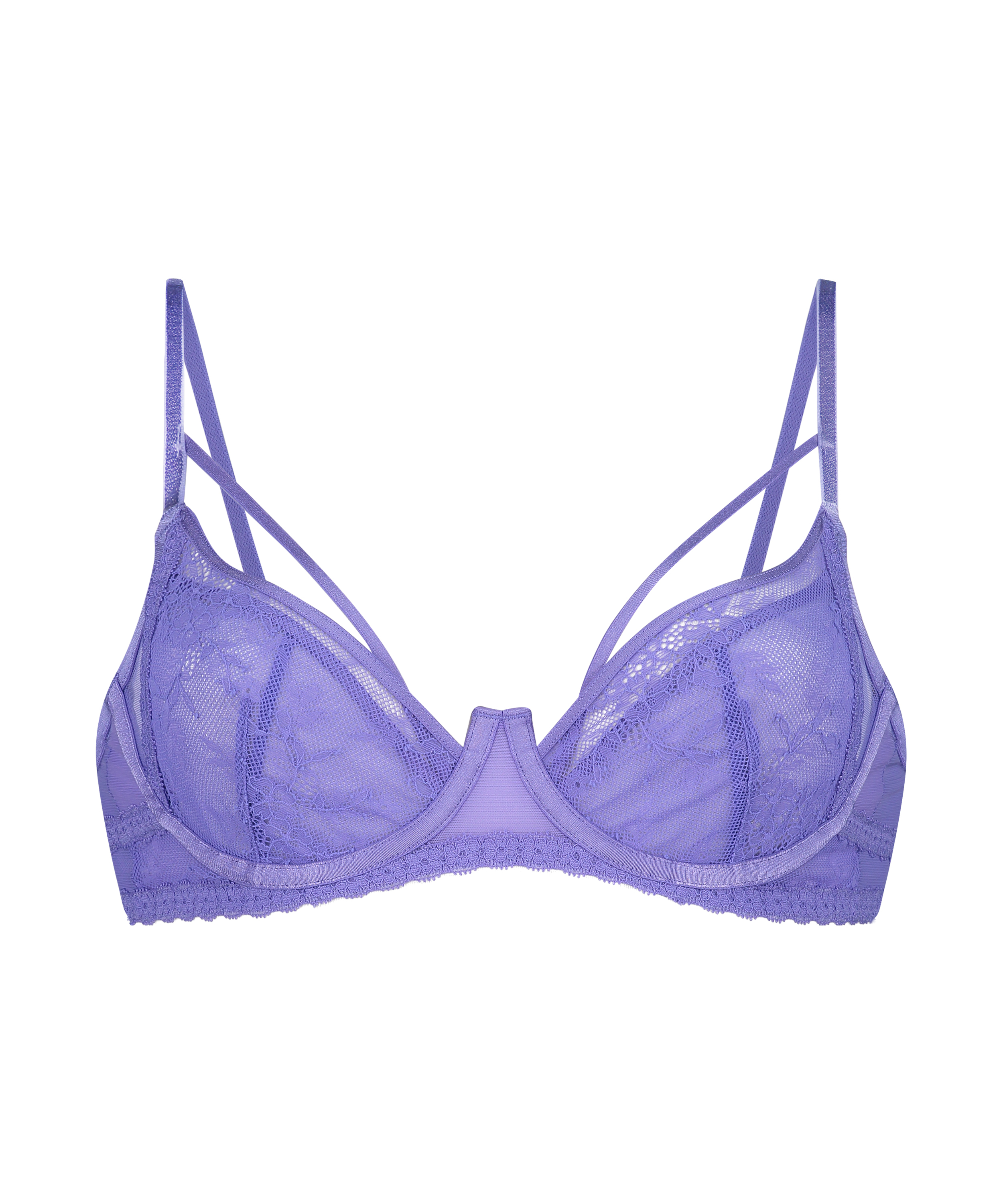 Amy Non-Padded Underwired Bra, Purple, main