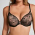 Lea Padded Underwired Push-Up Bra, Black