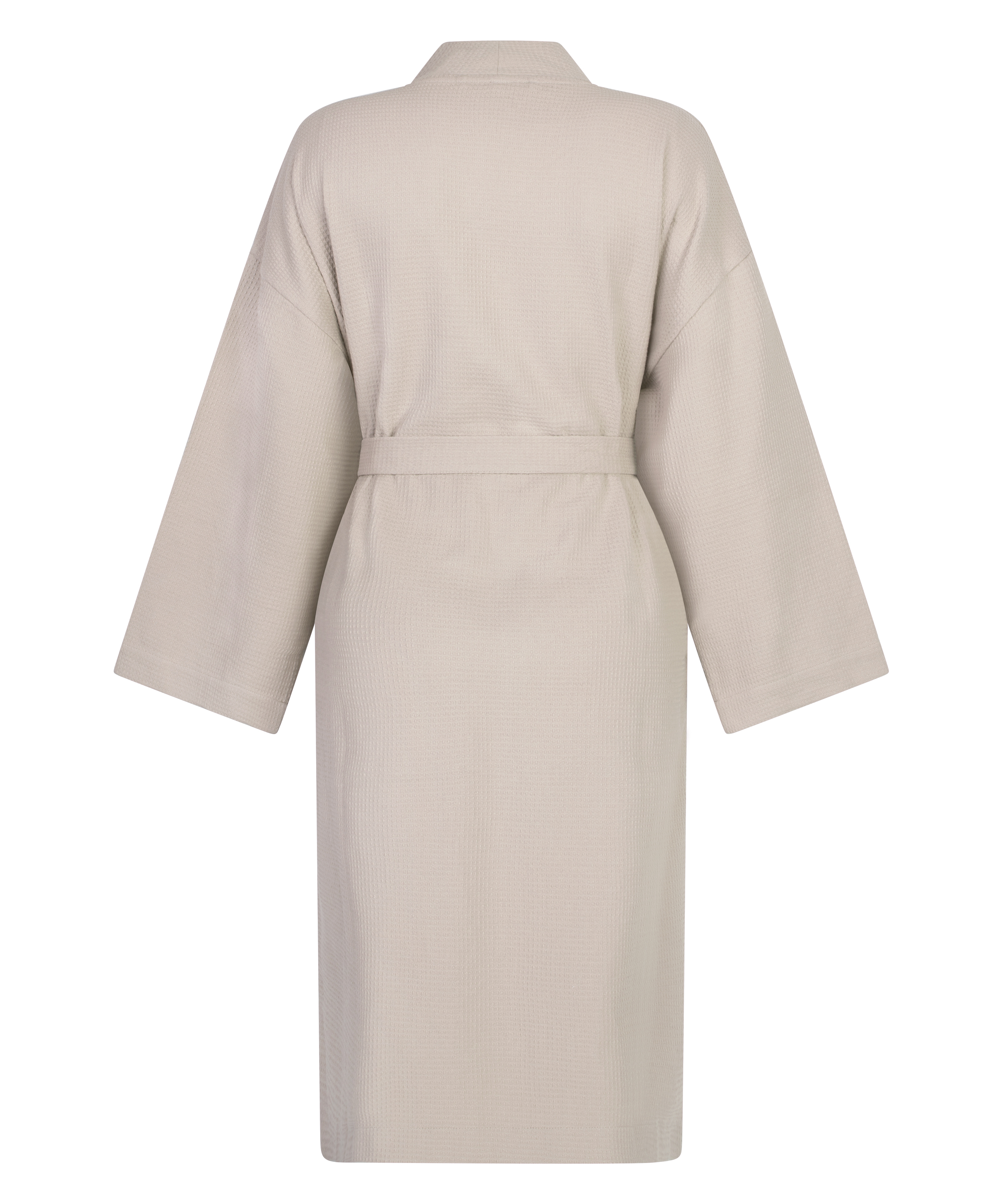 Waffle Bathrobe, Beige, main