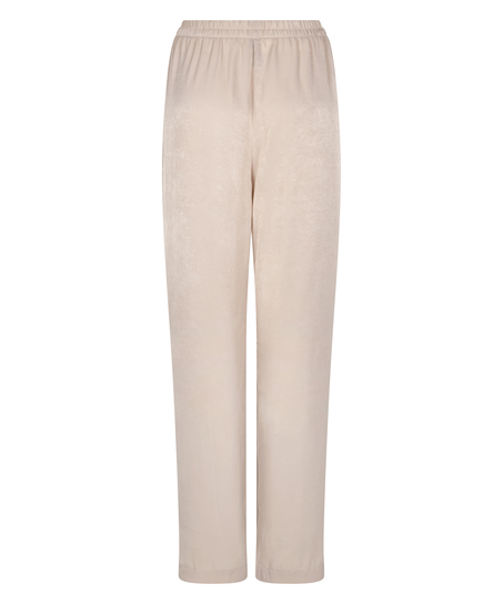 Satin Trousers, Beige