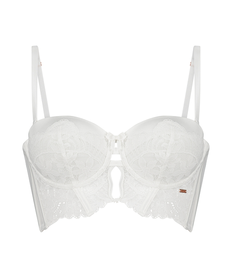 Jamie Padded Underwired Strapless Bra, White