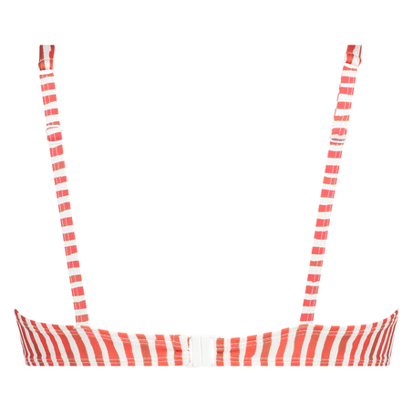 Julia non-padded underwired bikini top, Red