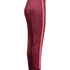 Striped Velvet Jogging Pants, Red