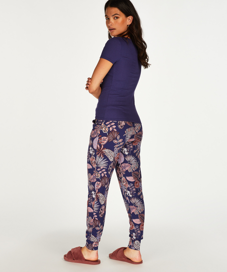 Petite Jersey Pyjama Bottoms, Blue