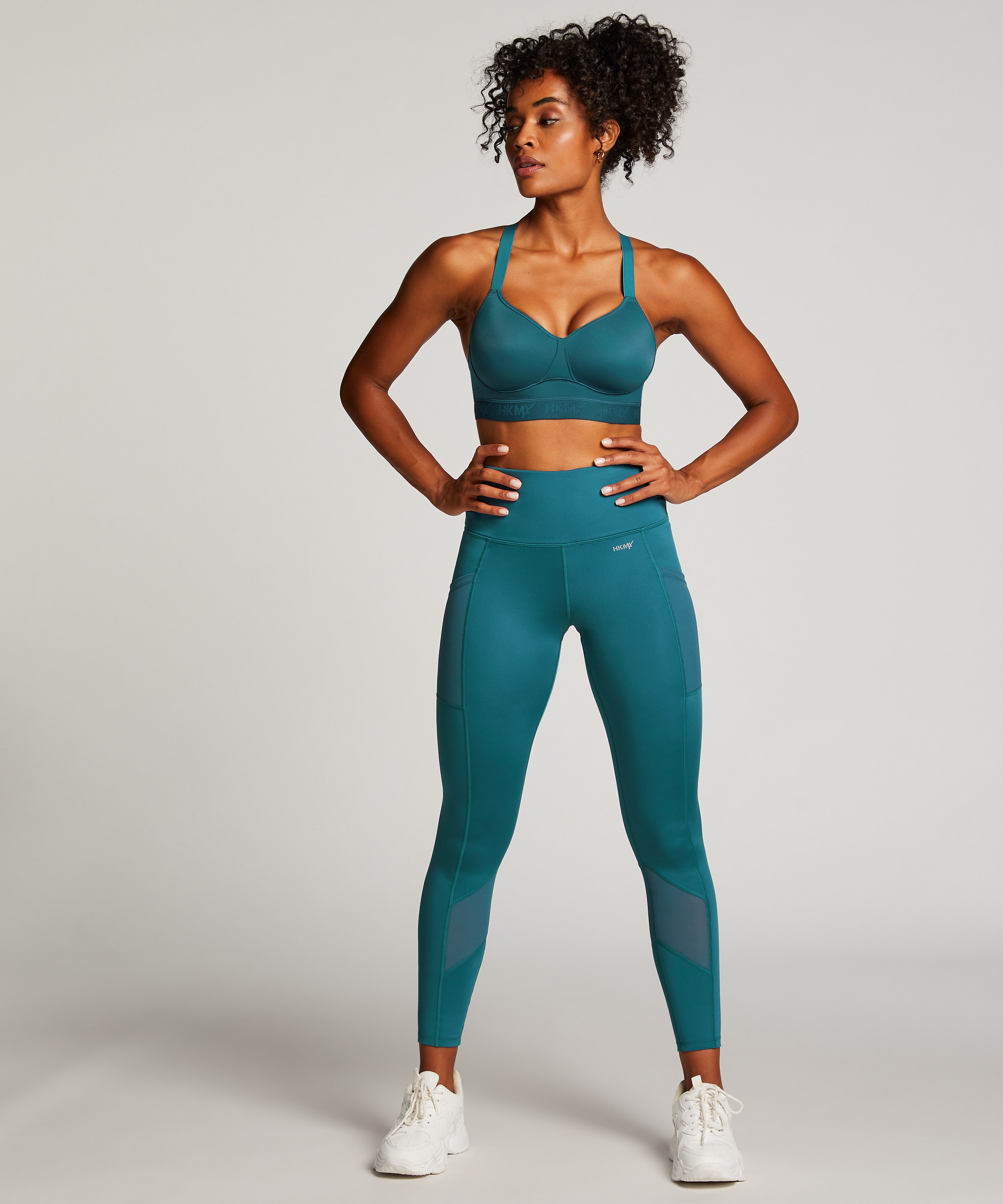 HKMX Sports bra The All Star Level 2, Blue, main