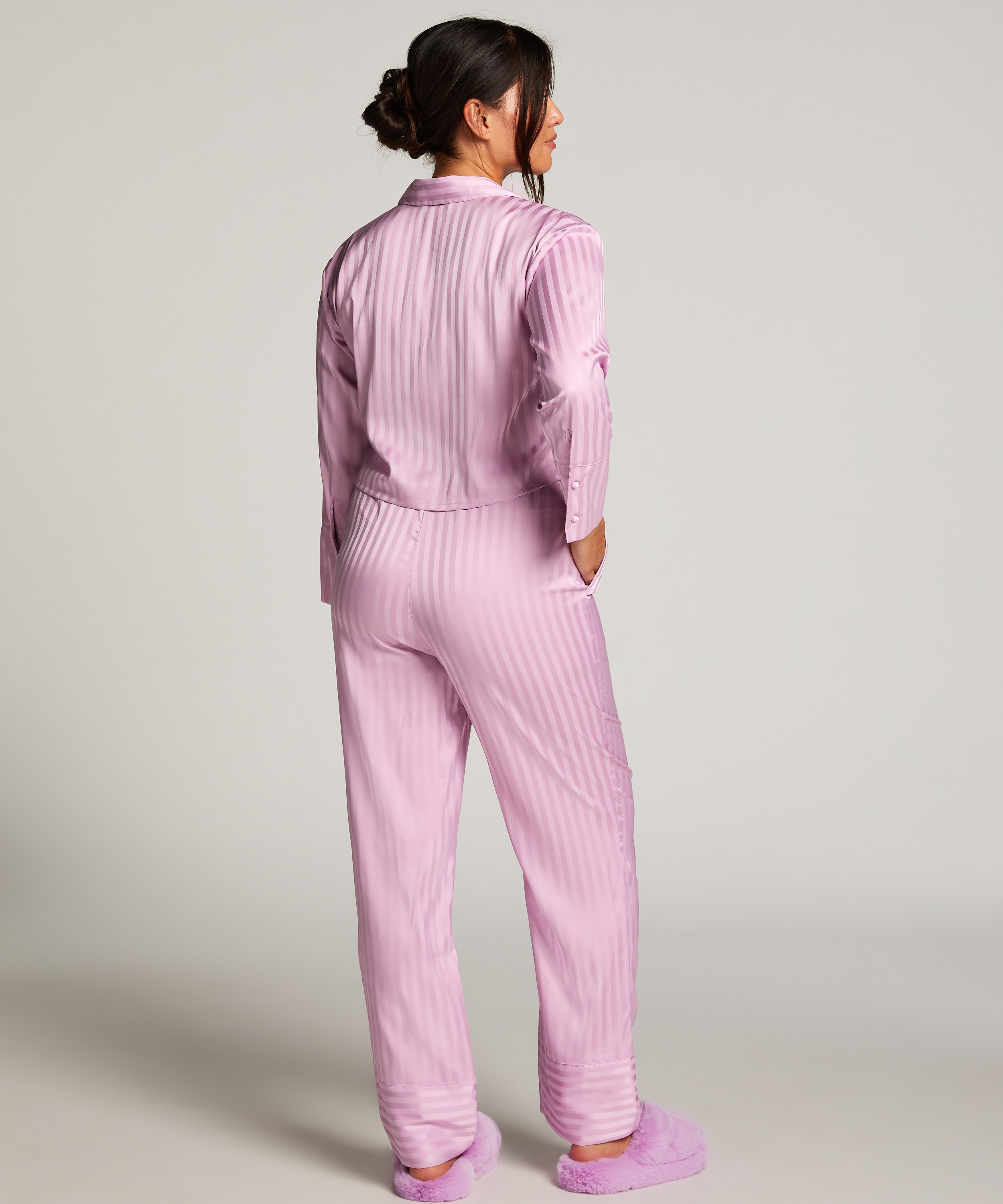 Satin Trousers, Purple, main