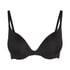 Smooth Padded Underwired Push-Up Bra, Black