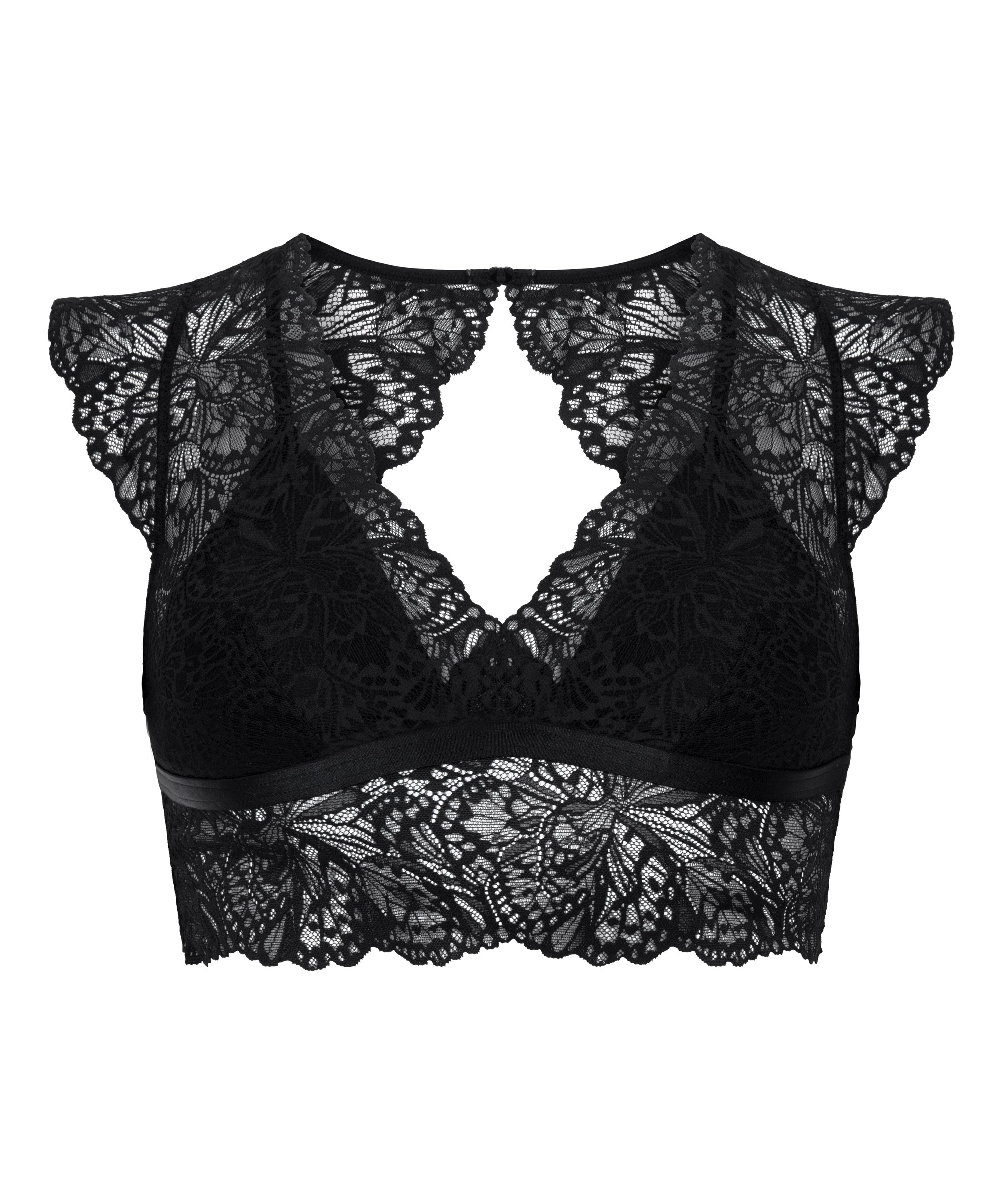Posie Bralette, Black, main