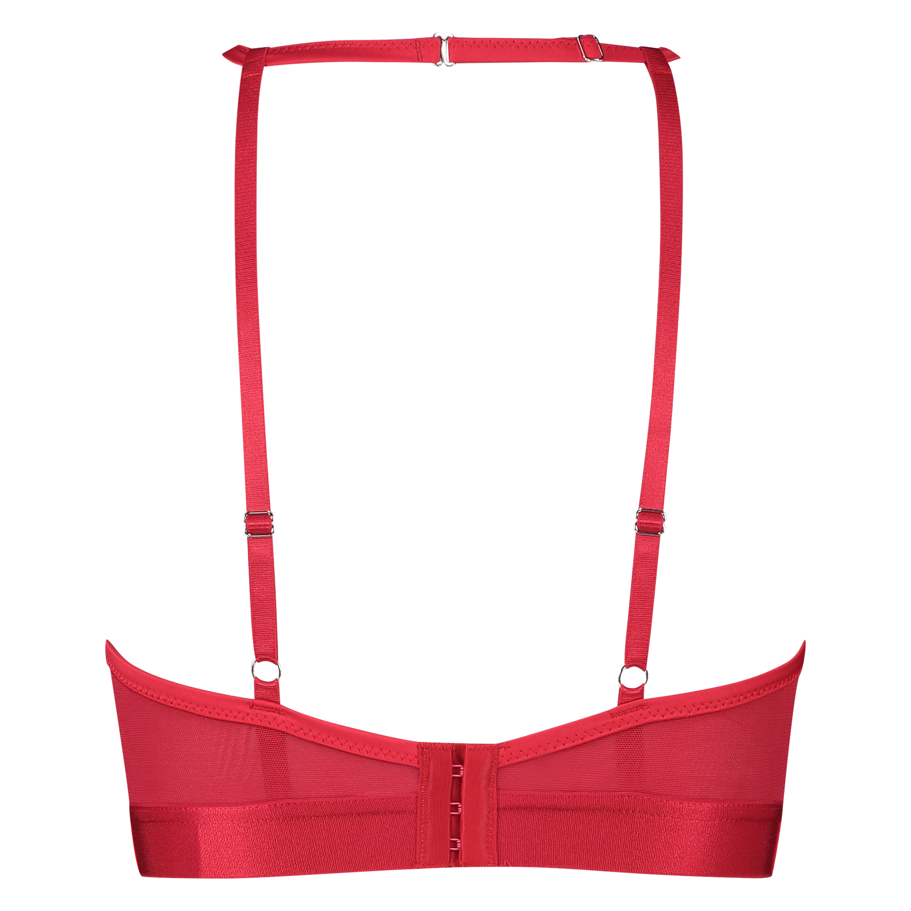 Tomei Non-Padded Underwired Bra, Red, main