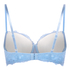 Marine Padded Underwired Bra, Blue